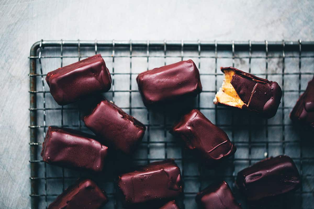 Pumpkin pie chocolate bars