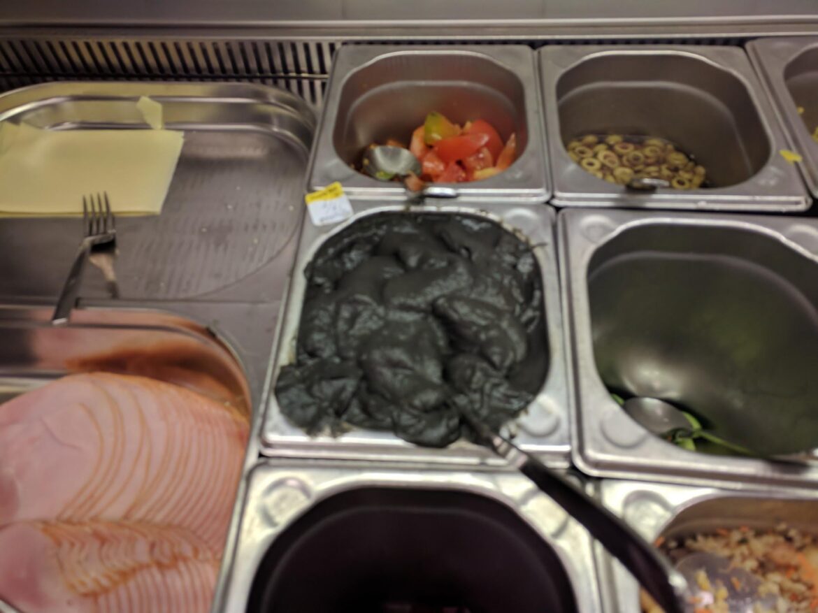 Staff salad bar when I worked for the W Hotel years ago.