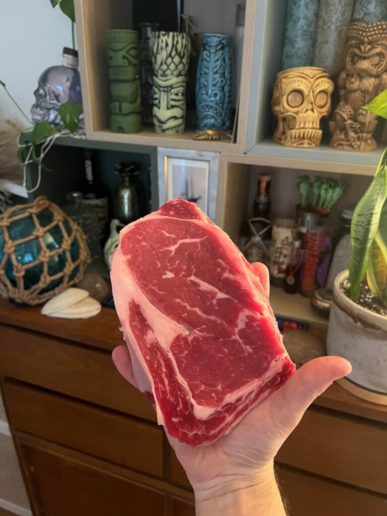 FIRST TIME DOING RIBEYE