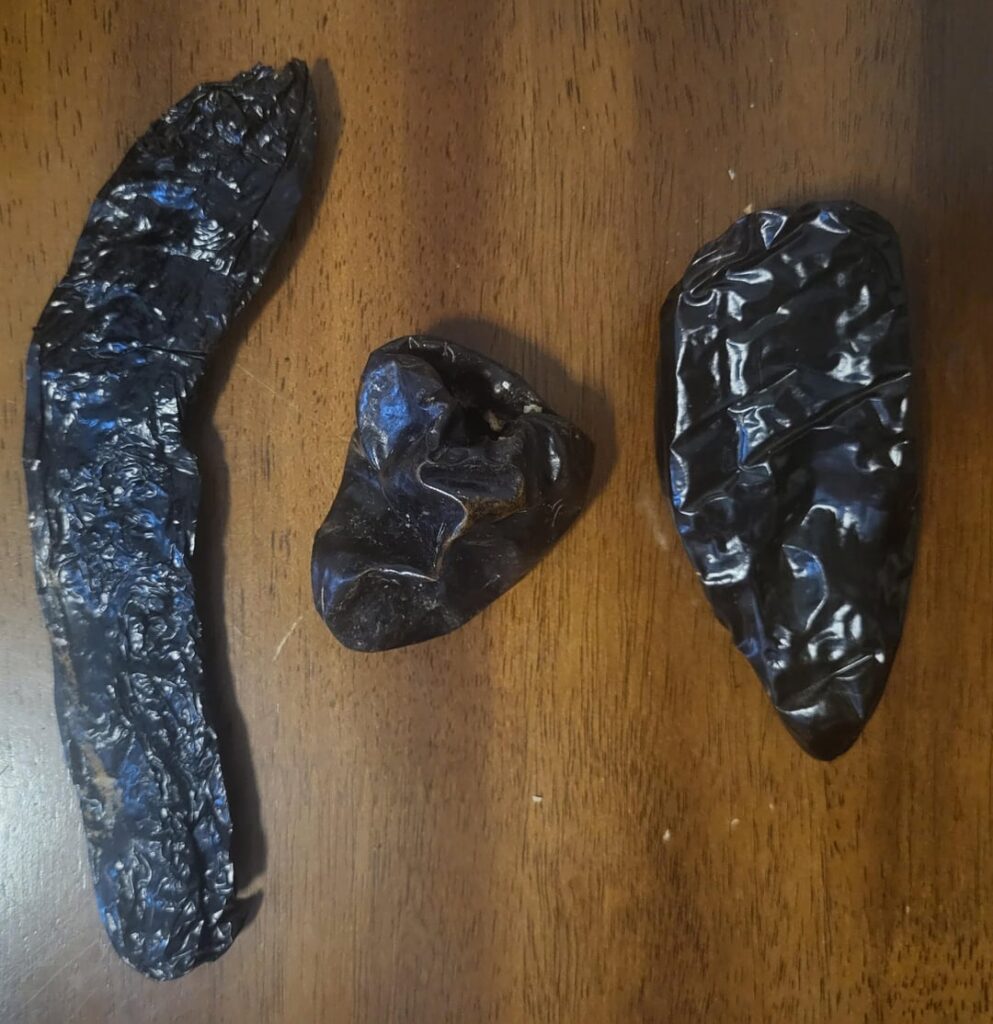 I love removing the seeds and veins (making mole)