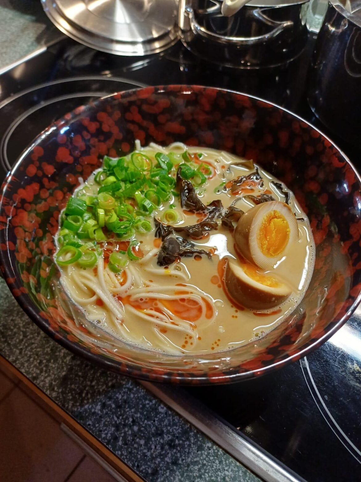 First try at Chicken Paitan First try at Chicken Paitan