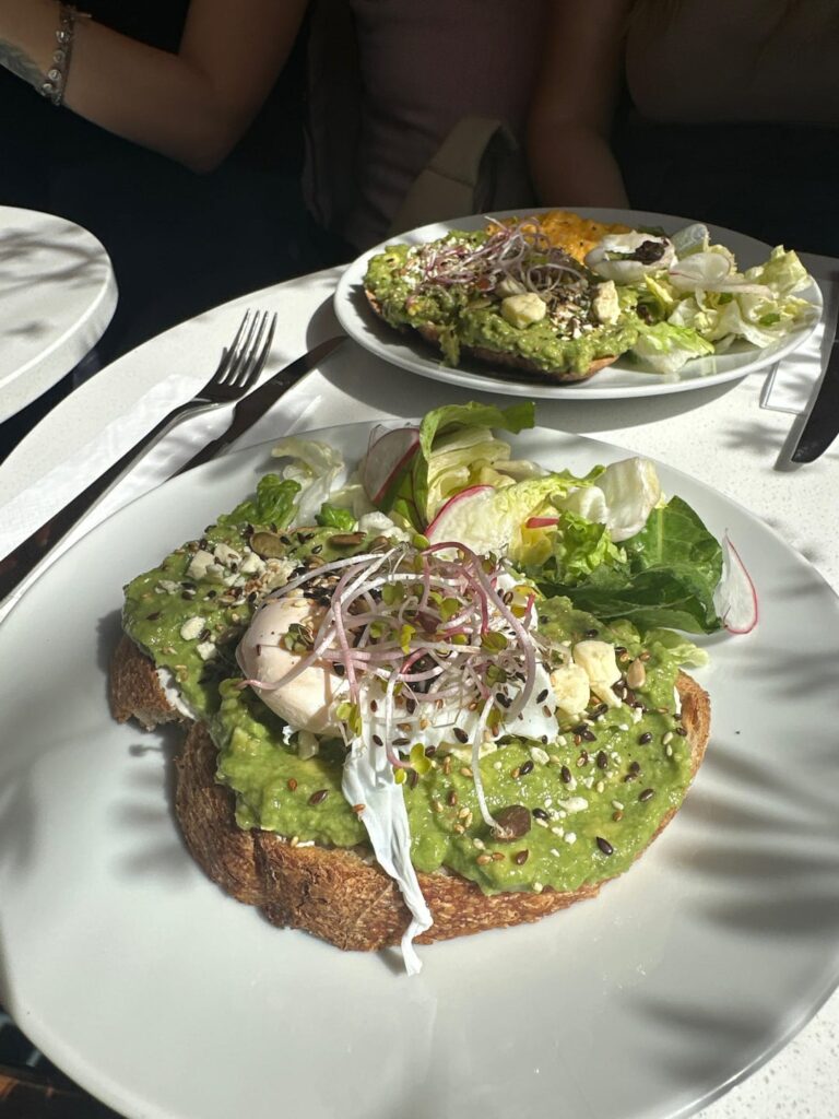 Lazy morning, coffee, and endless girl talk. Perfect combo!