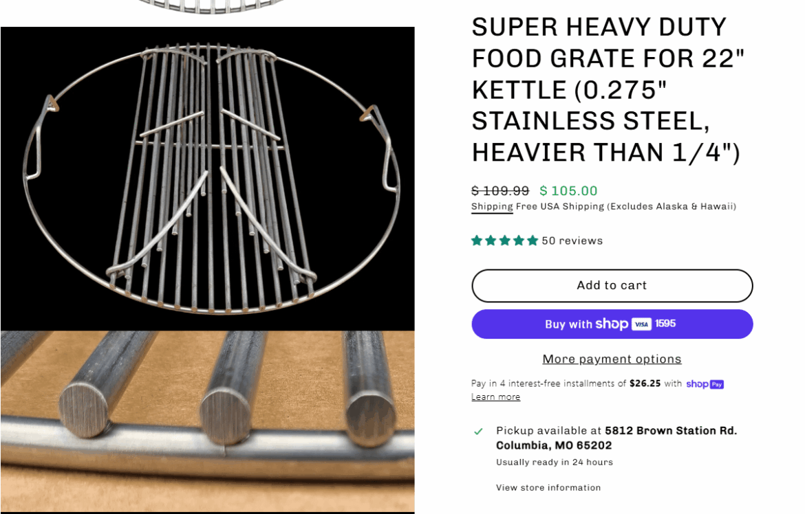 Hunsaker Super Heavy Duty 22"