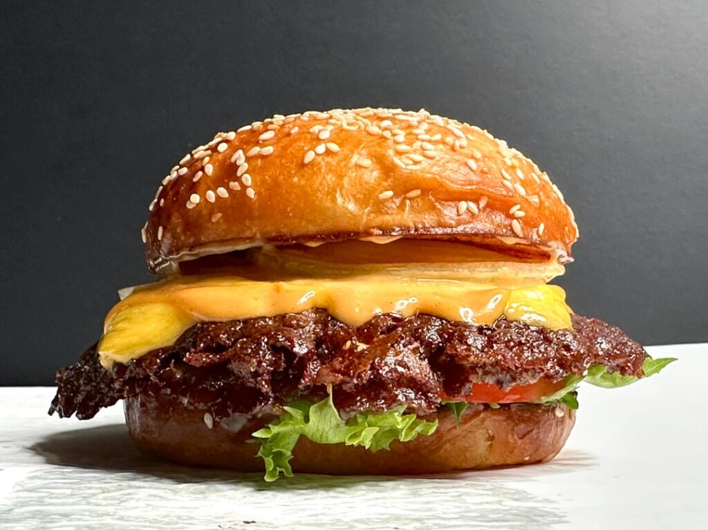 Homemade smash burger