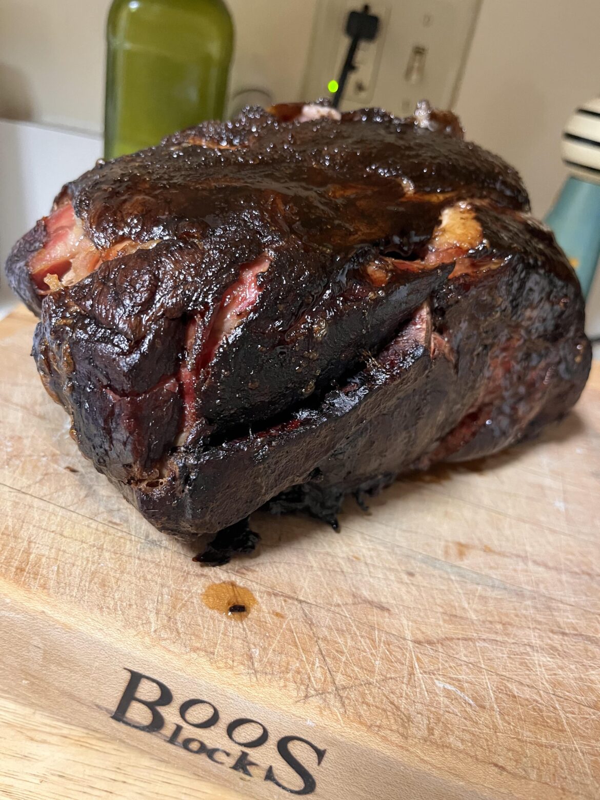 Salvaged a rusty smoker from my neighbor for $50 and smoked my first pork butt.
