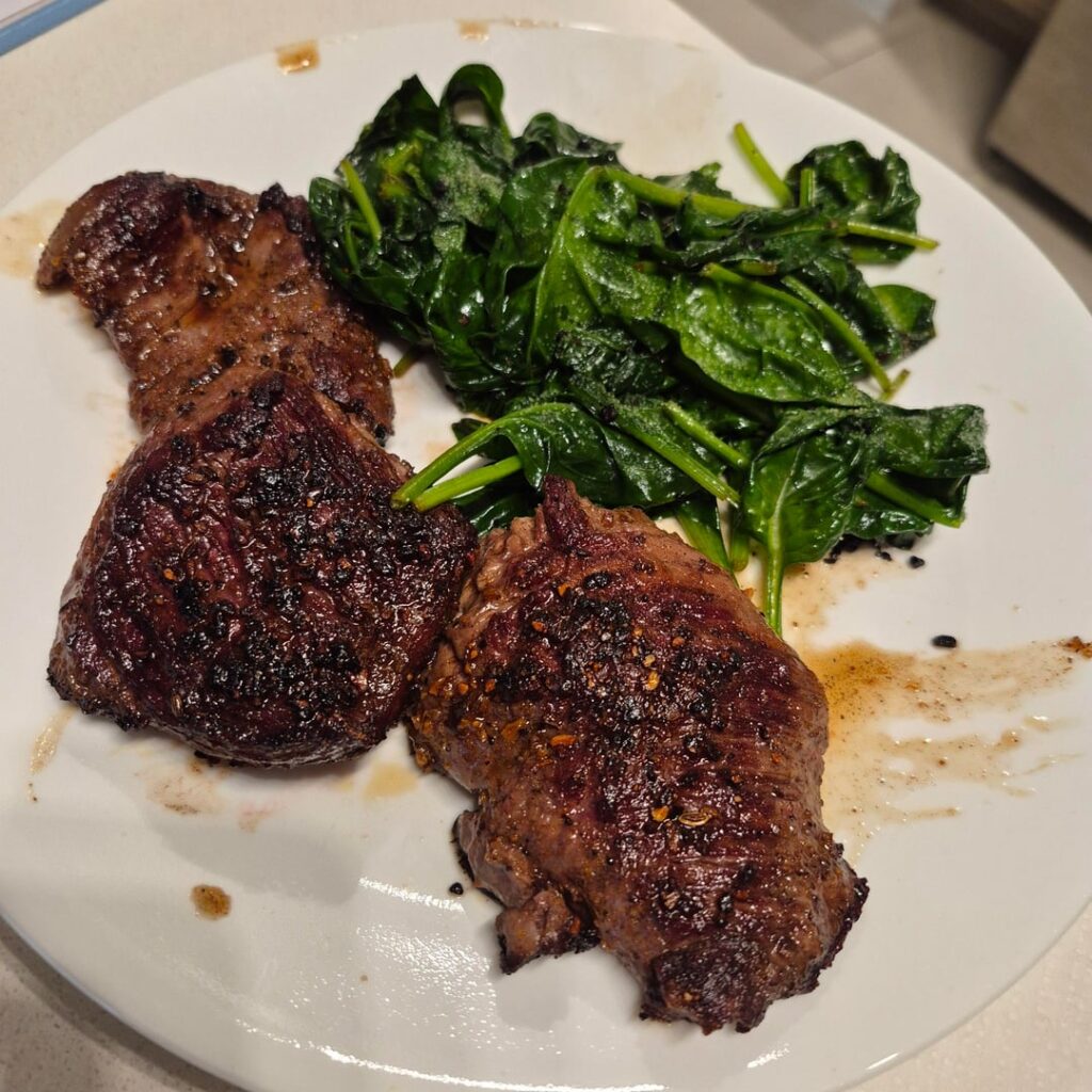 Some skirt trimmings for dinner :)