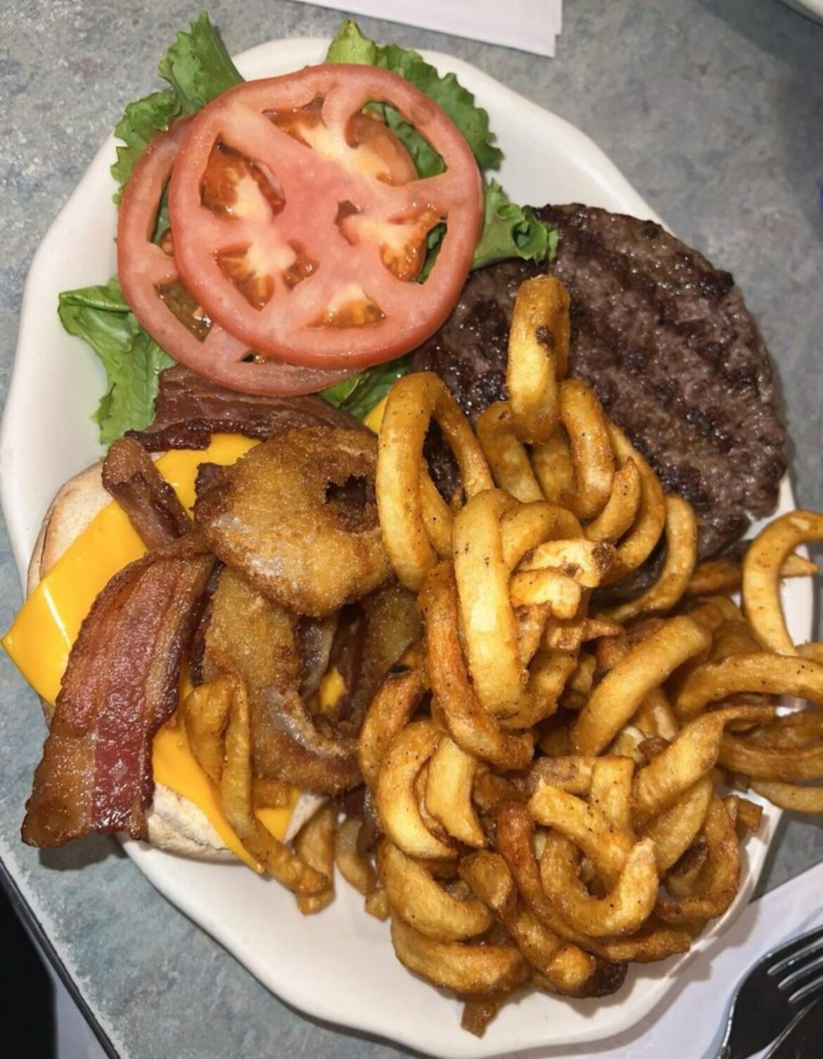 Was craving one all day bacon cheeseburger