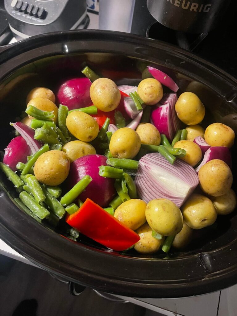 After work oil field meal