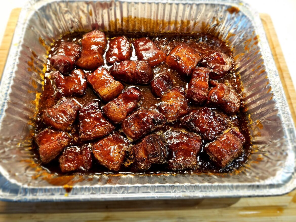 Pork belly burnt ends I made for a halloween party
