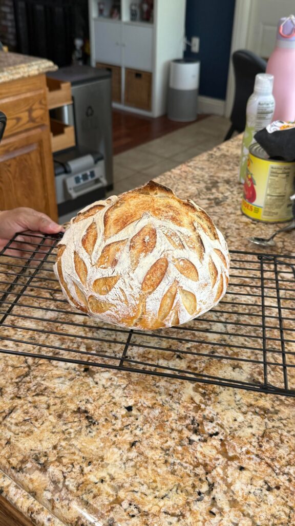 First ever loaf of sourdough bread!!!