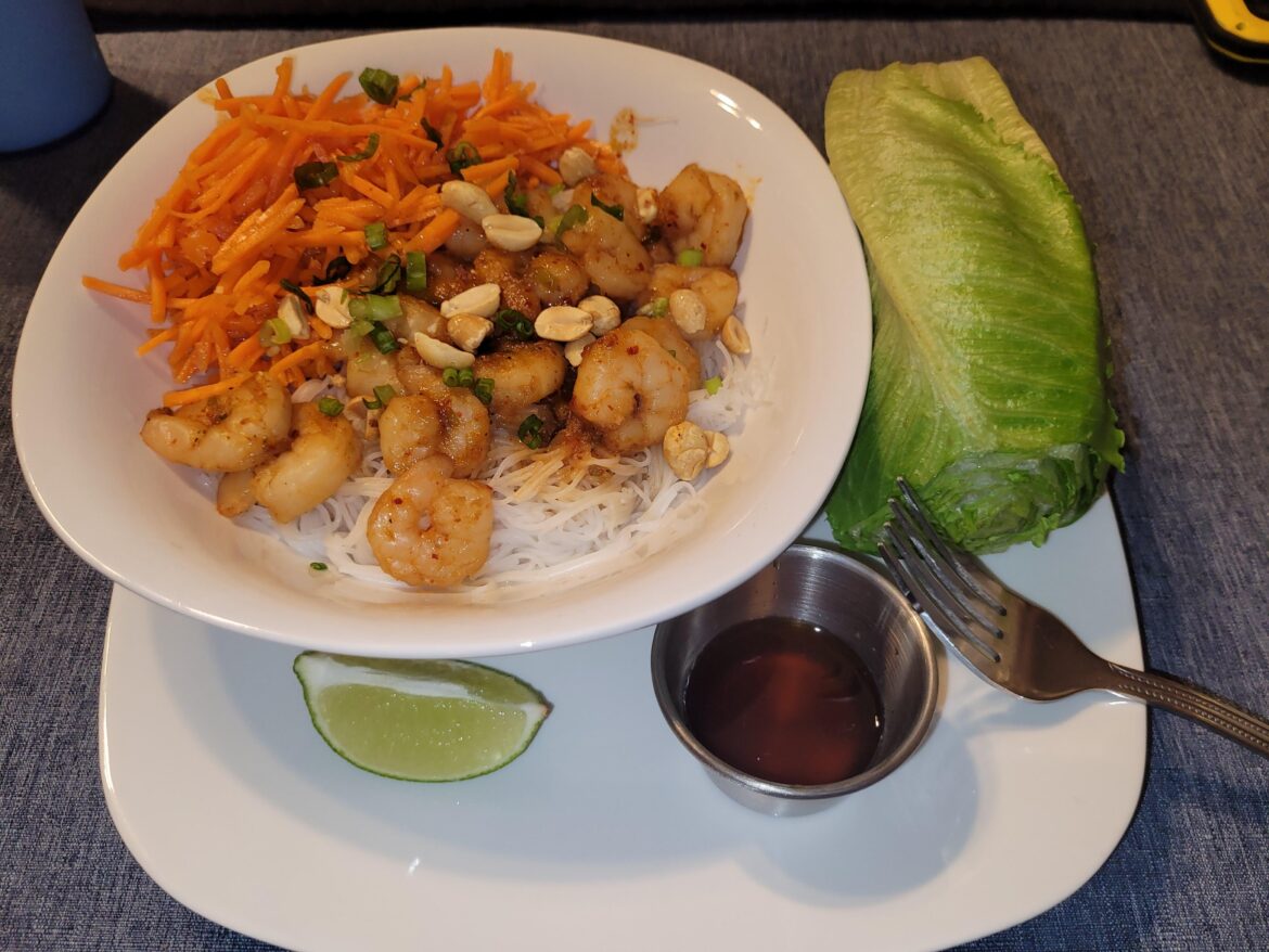 Vietnamese-Style Shrimp Lettuce Wraps