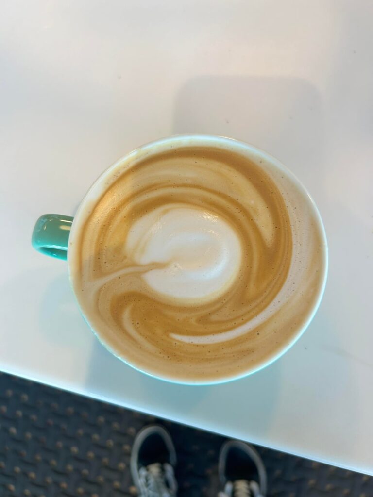 latte art progression!!