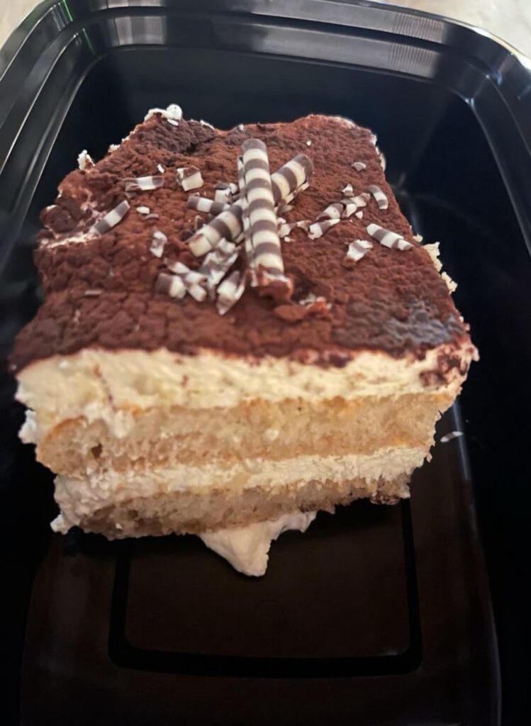 Calories for this restaurant tiramisu?
