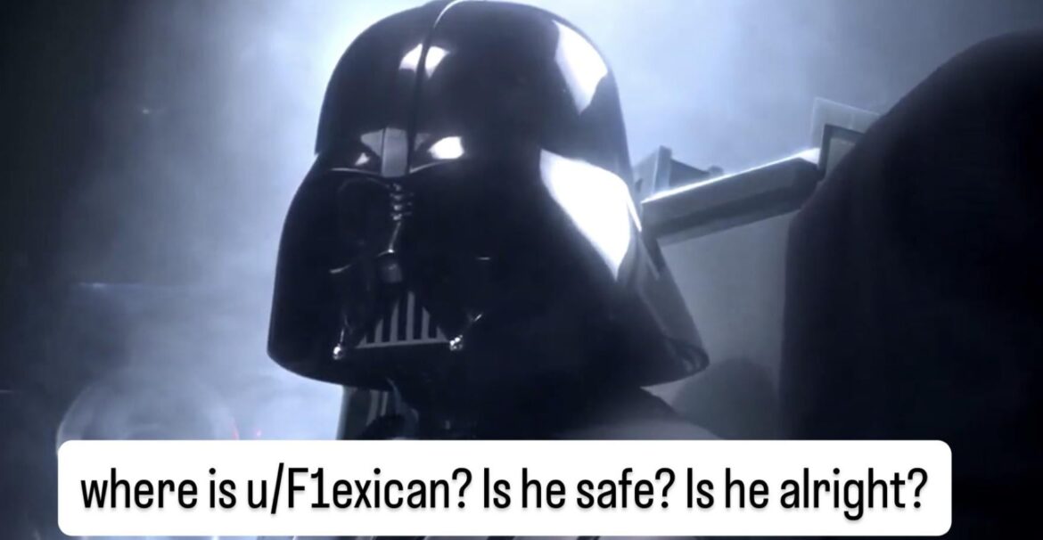 Day 17 and u/F1exican hasn’t posted today.