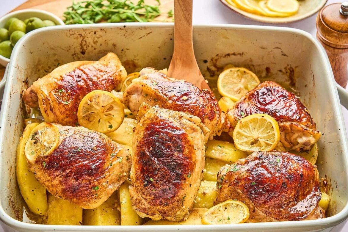 Greek Lemon Chicken and Potatoes