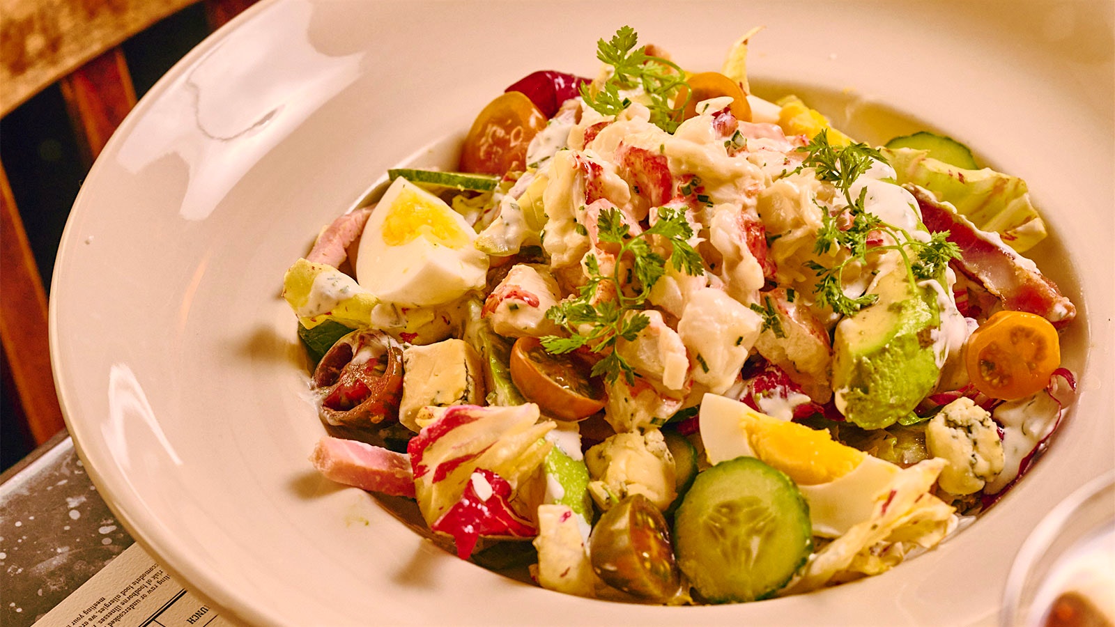  The lobster cobb salad at Pastis D.C.