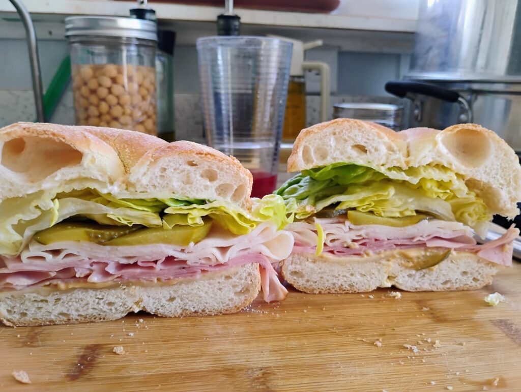Ham & Turkey on a kaiser