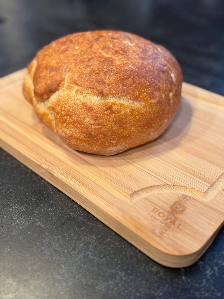 Proud of this gluten-free bread I finished last night!