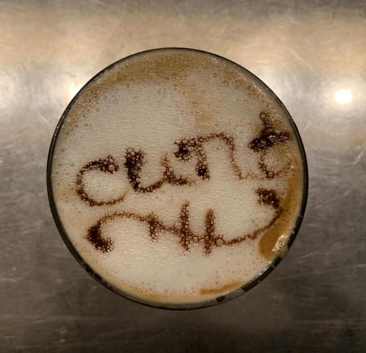 Been nearly a year since i left the worst place ever, here’s the coffee for my favourite chef that nearly got me fired