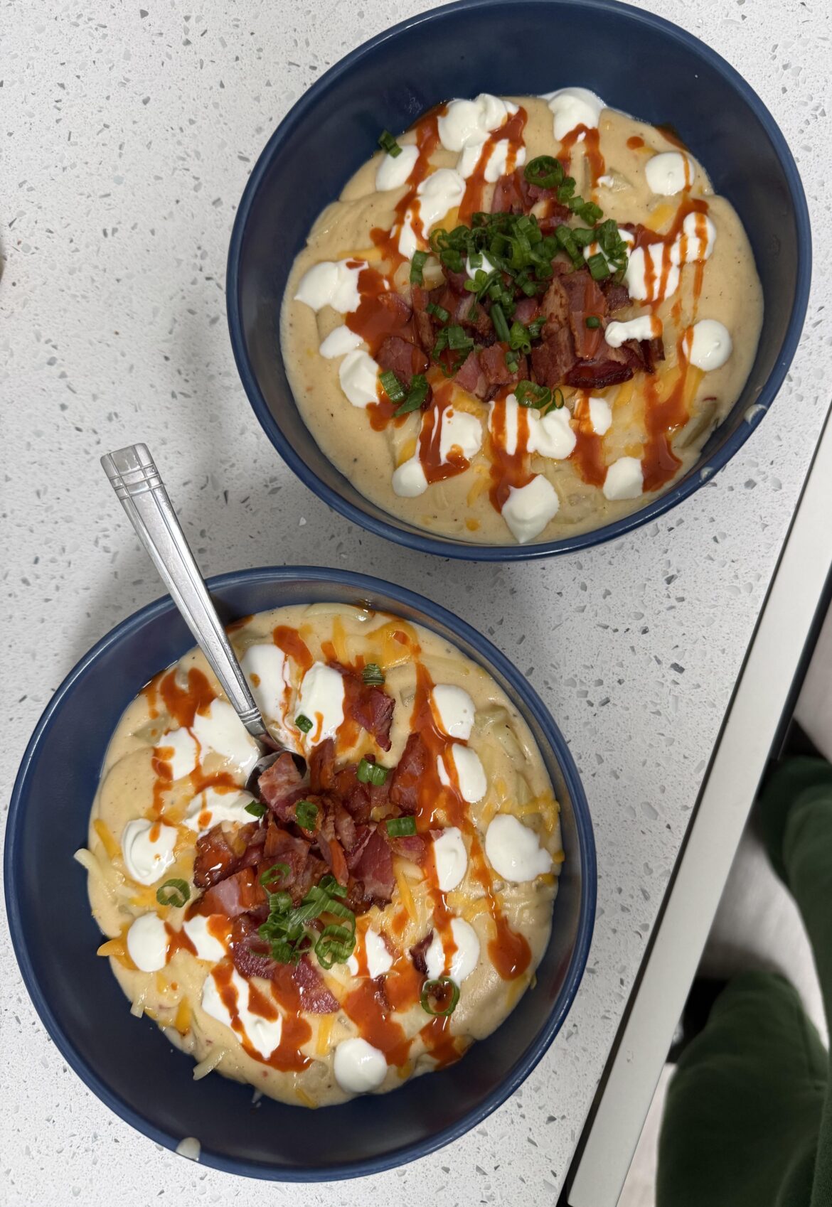 Loaded baked potato soup
