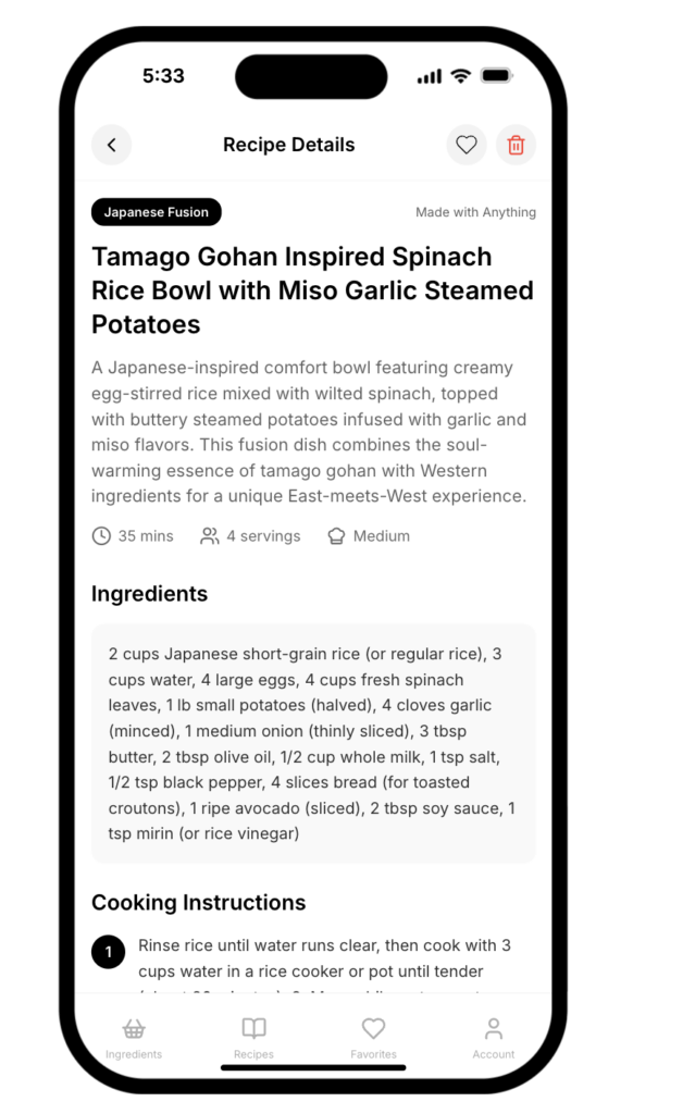 Made an app to generate good recipes using the food I already have Made an app to generate good recipes using the food I already have
