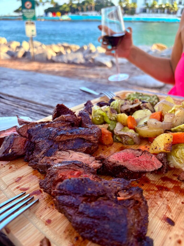 Ocean side steak just tastes better