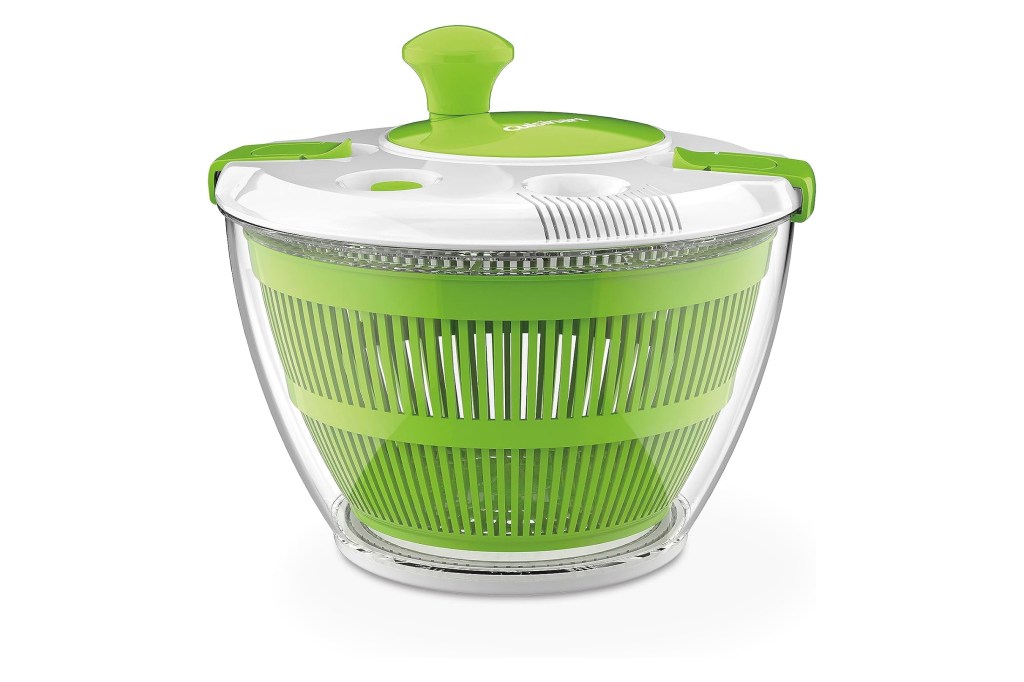 Green salad spinner