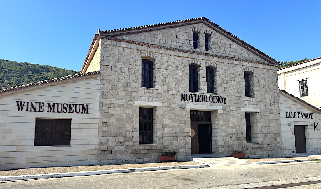 Museum of wine on Samos, Greece