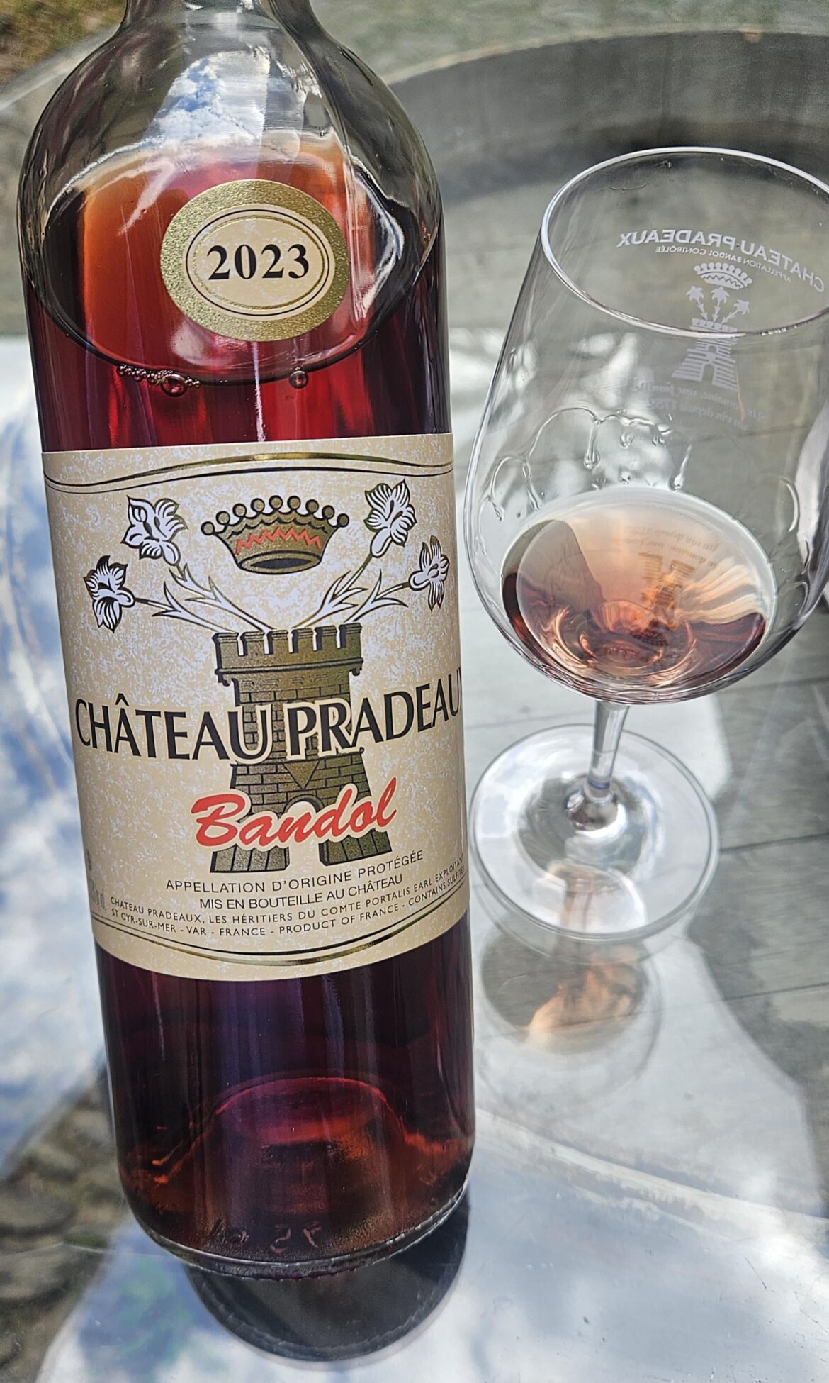 The color on this Bandol Rosé...