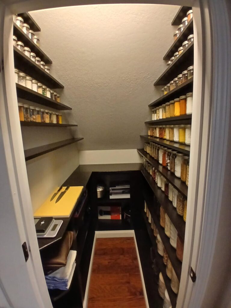 My personal pantry progress