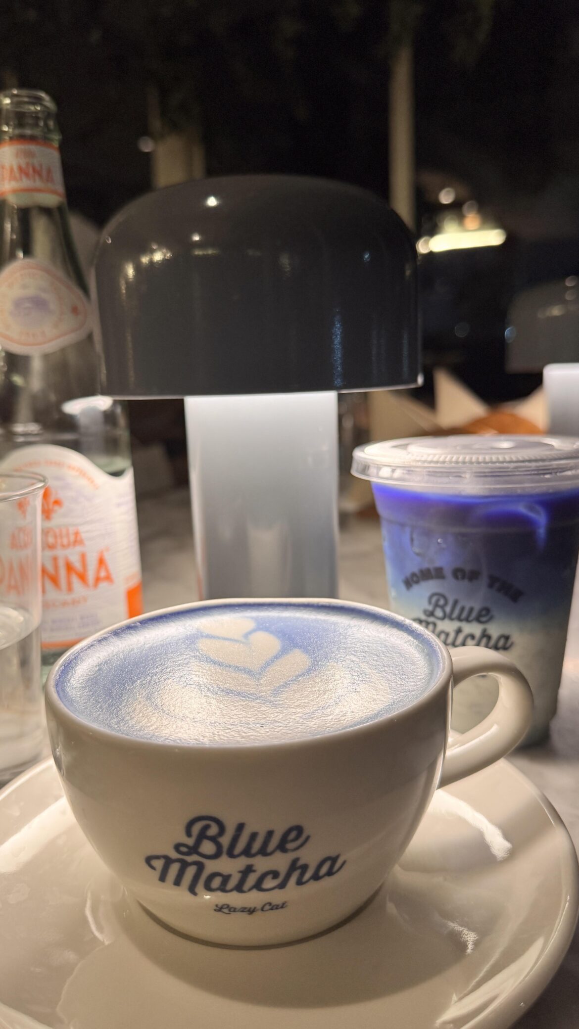 Blue Matcha…how lovely 🥰