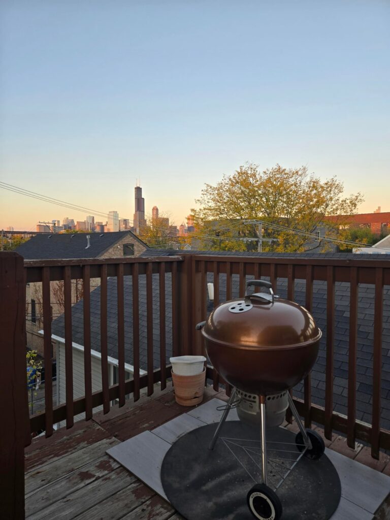 Warm Late October Grilling