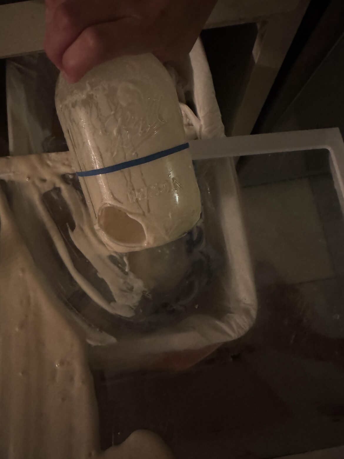 Help! My Sourdough Discard Jar Exploded In The Fridge😩