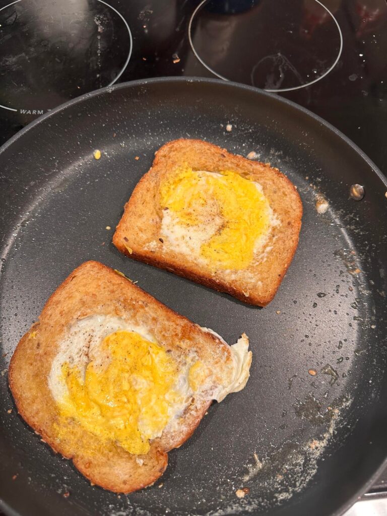 I present to you the “Alabama Eggs” and Bacon Melt