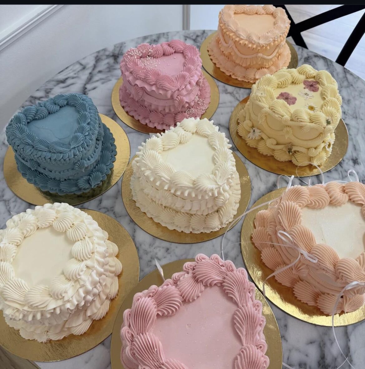 Heart bday cake recs