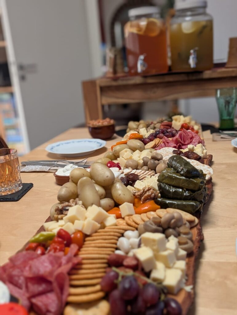 Our housewarming dinner