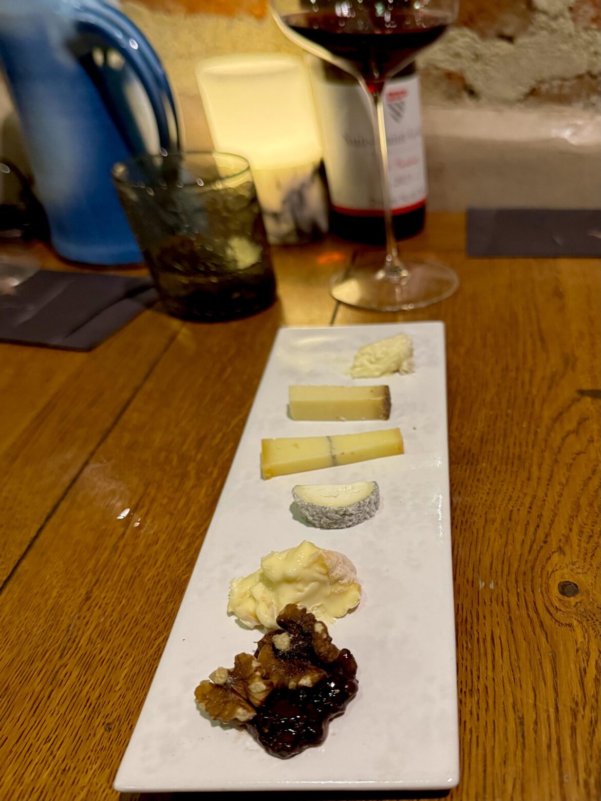 The cheese course at La Cabotte, Nuits-Saint-Georges