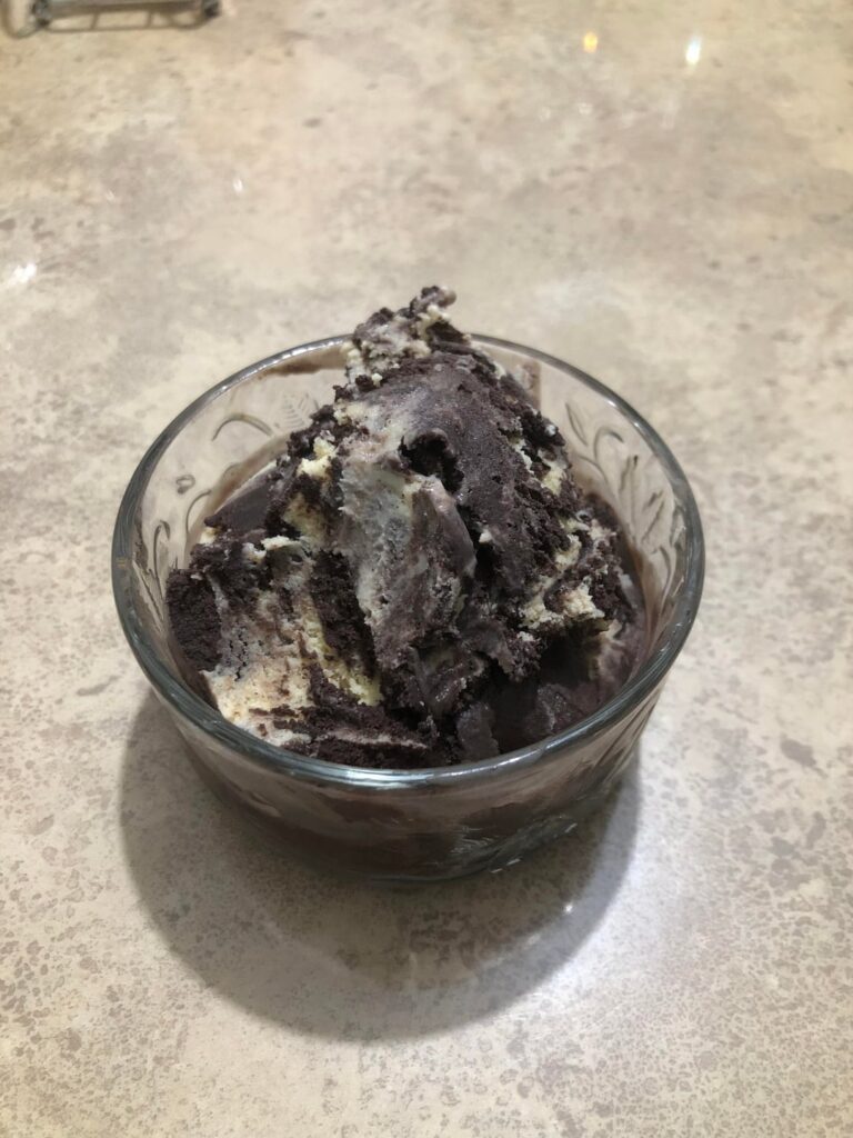 black cocoa and triple toasted vanilla