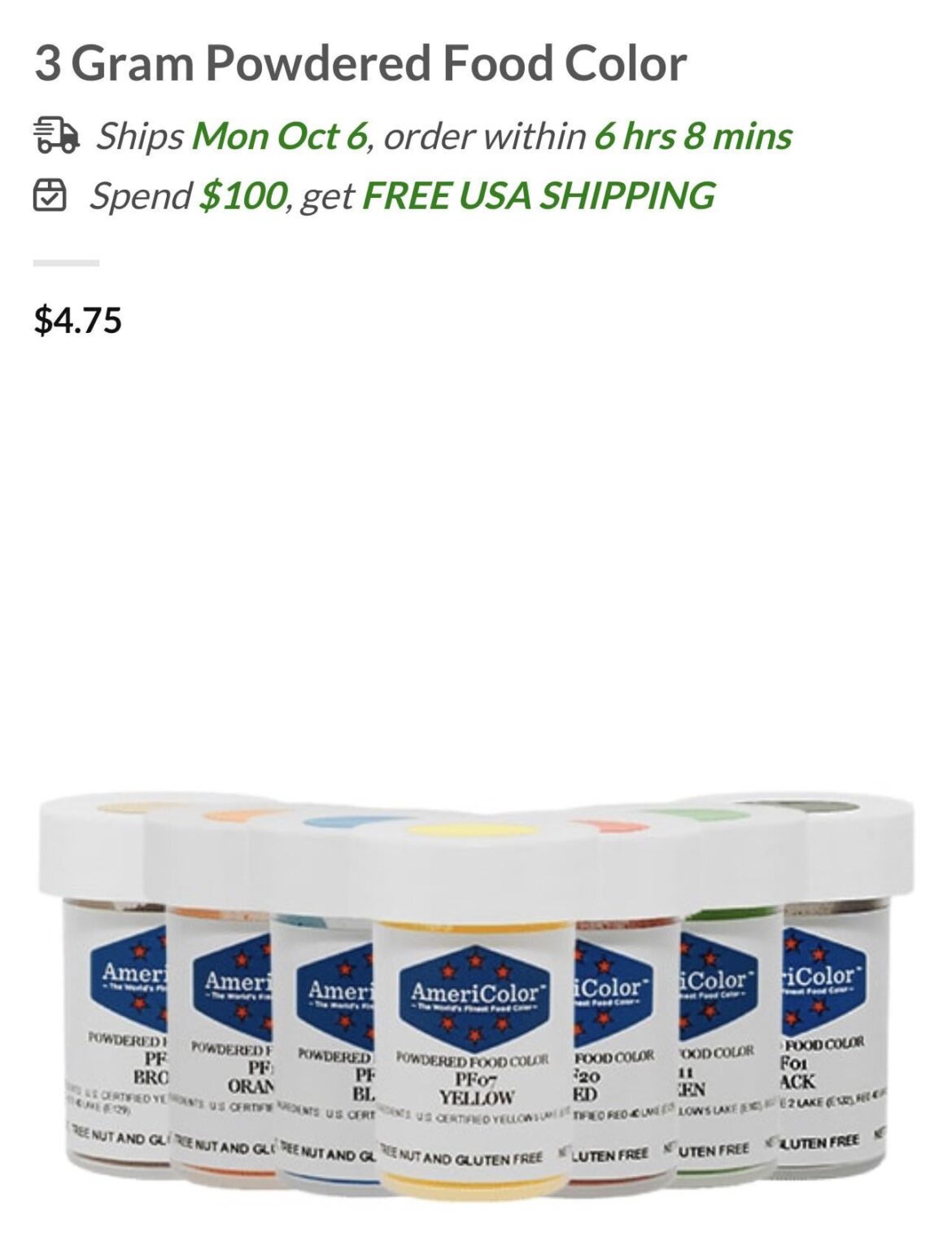 Americolor Powder?