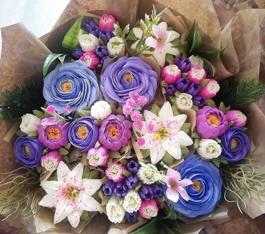 These special buttercream bouquets went out as a surprise thank you to some amazing nurses