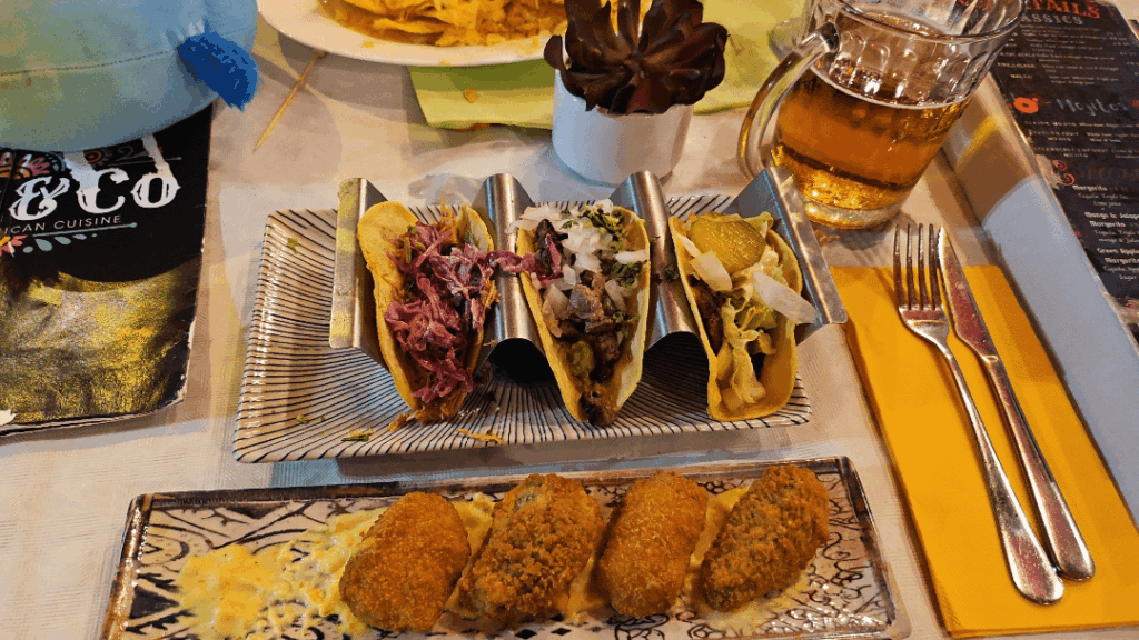 In Spain, trying a Mexican restaurant. Amazing