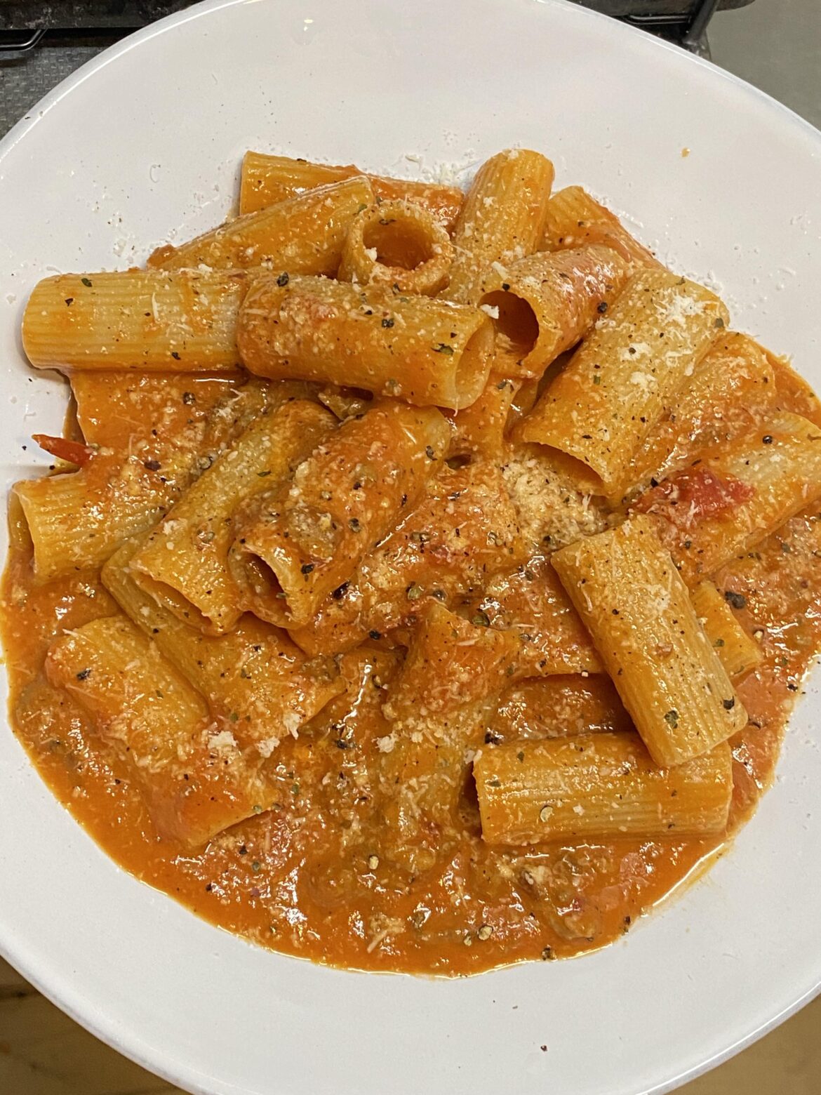Made Pasta alla Zozzona for the first time. I may have needed more time for the sauce to be reduced more but it was very delicious. It truly tasted very rich and indulgent, like an improved version of Amatriciana. I wonder why this dish is not popular. Made Pasta alla Zozzona for the first time. I may have needed more time for the sauce to be reduced more but it was very delicious. It truly tasted very rich and indulgent, like an improved version of Amatriciana. I wonder why this dish is not popular.