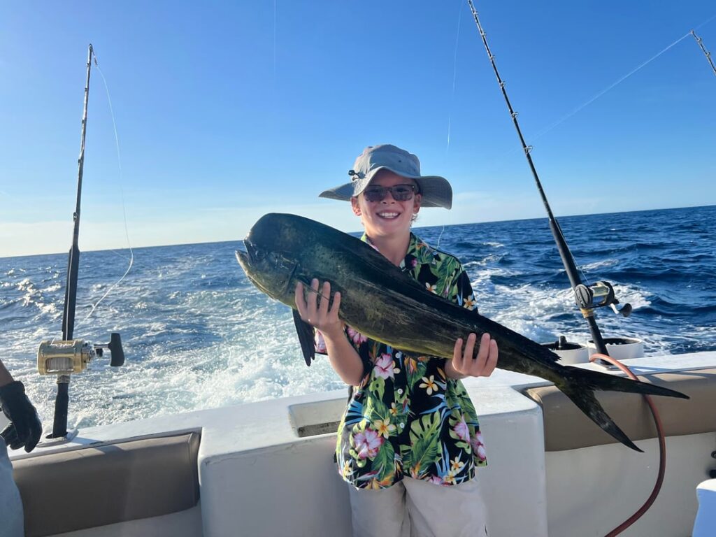 The Dorado this morning, and the same fish this afternoon