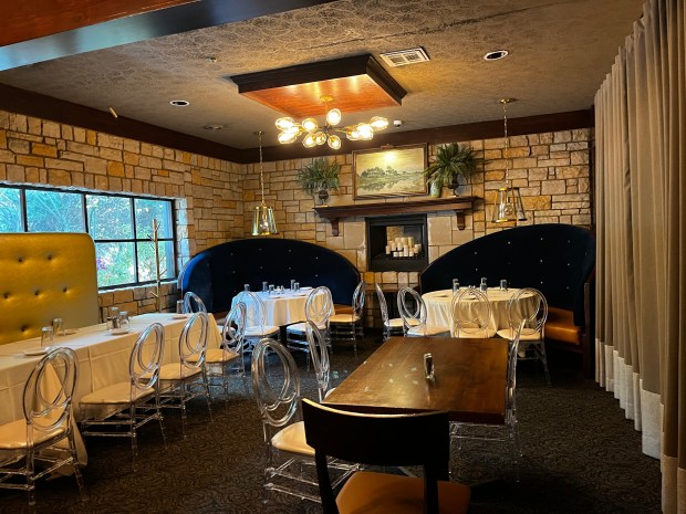 When John DeAngelis and Iris Male took over Filippa's besides brinking back a lot of the old favorites they renovated the restaurant's interior and patio. This is a view of one of several private dining areas. Gina Joseph - The Macomb Daily