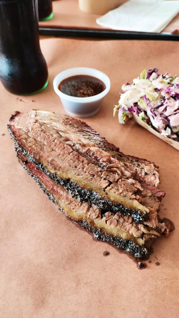 Brisket at Bark Barbecue, Brooklyn