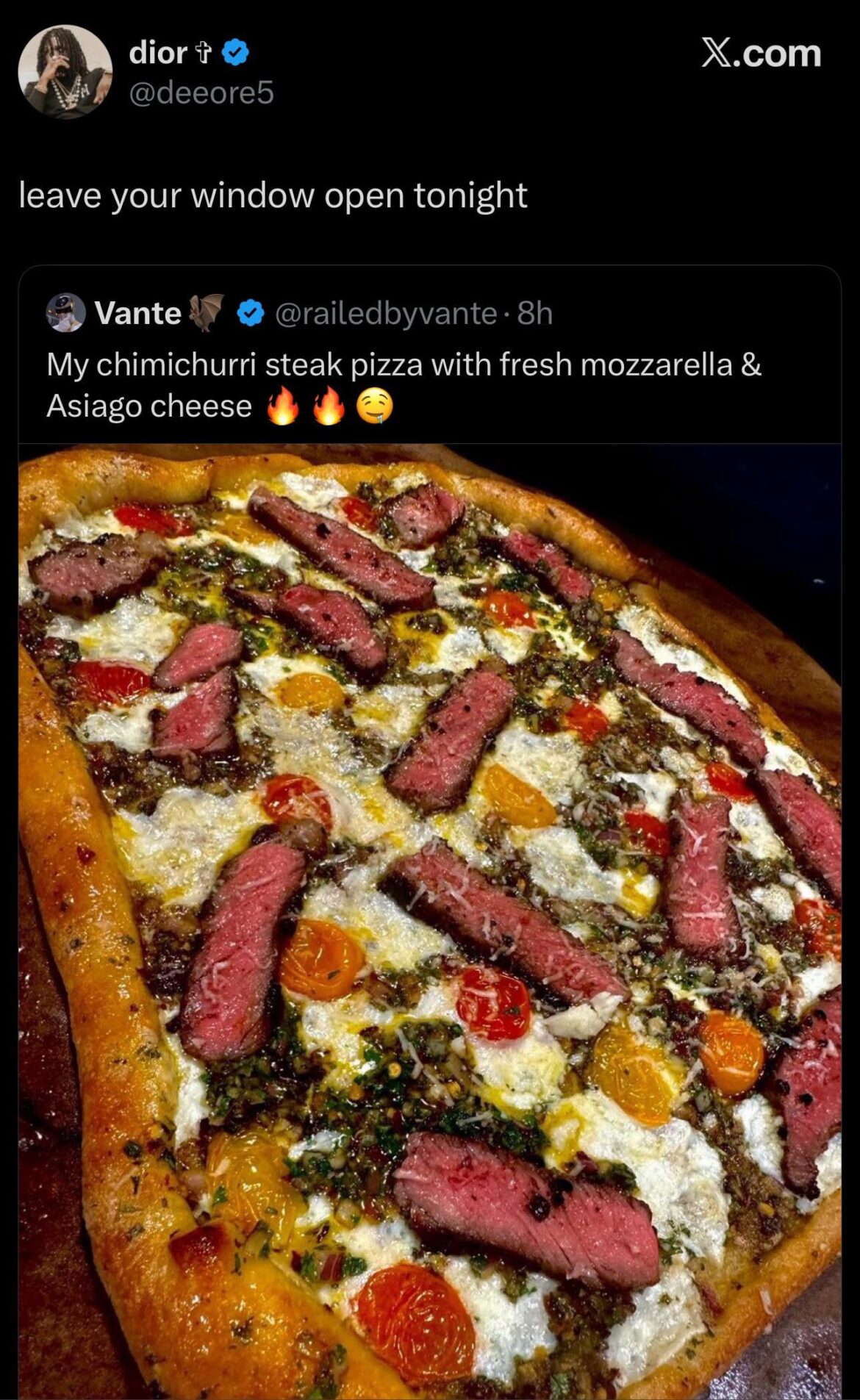 Chimichurri Steak Pizza?! 😭
