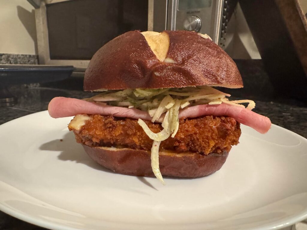 Fried Muenster Sandwich