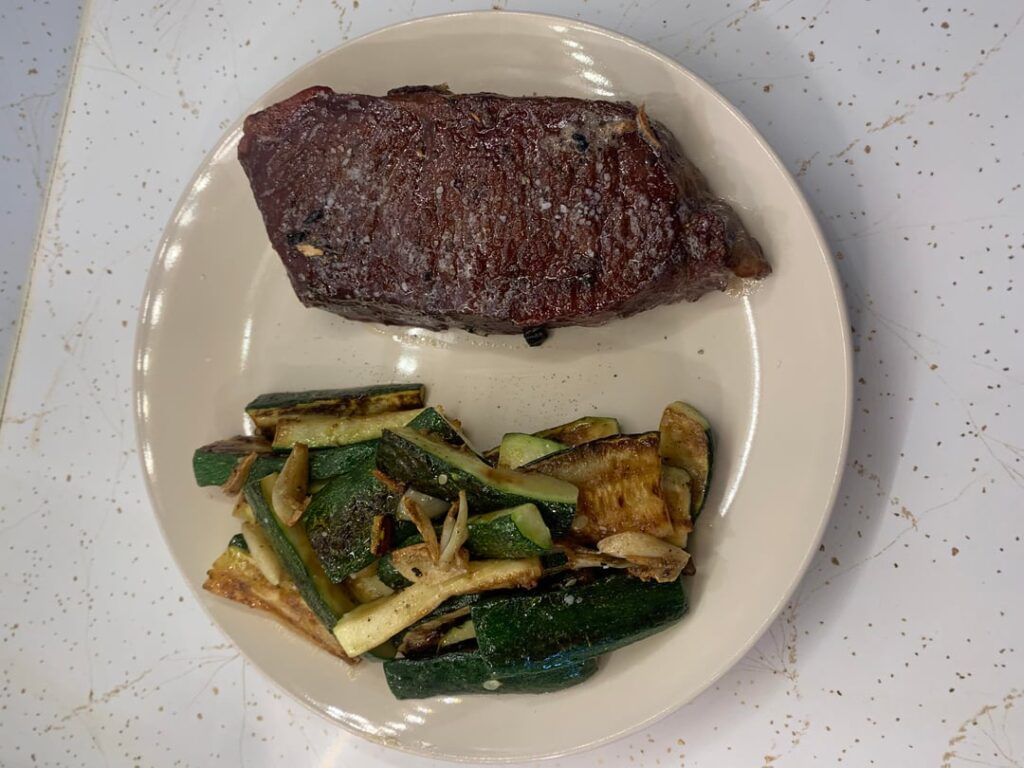 Today was one of my 3 Beef Days this year and I made a delicious Ribeye