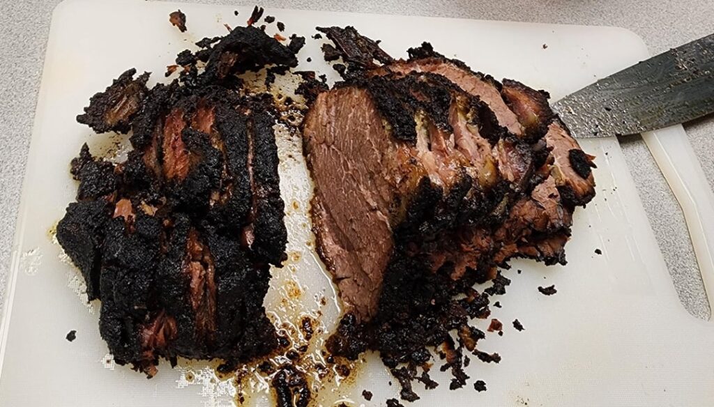 Sous vide + smoked brisket Sous vide + smoked brisket