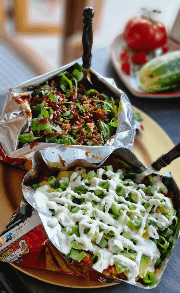 Loaded crisp bags Loaded crisp bags